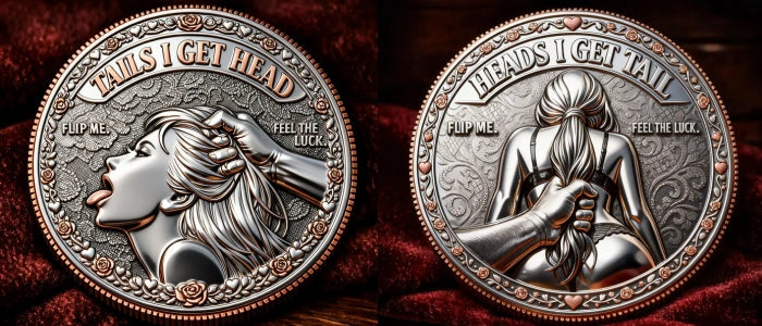 🌹Early Valentine Sale 60% OFF -❤️Heads I Get Tail / Tails I Get Head Commemorative Coin