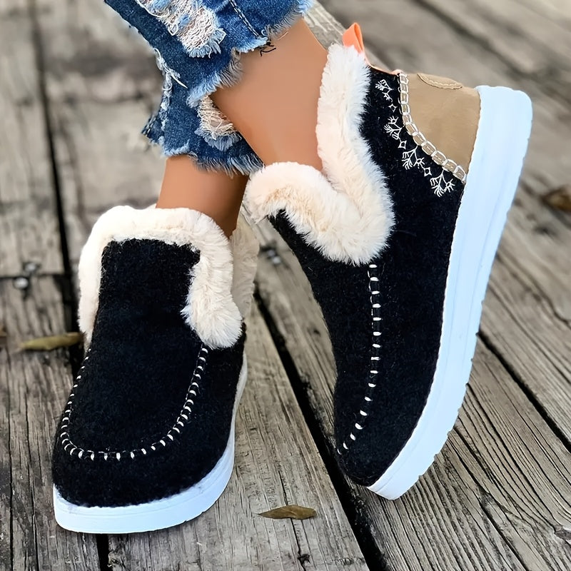 🔥Hot Sale 49% OFF🔥 - Kickly Orthopedic Fleece Slip-On Boots