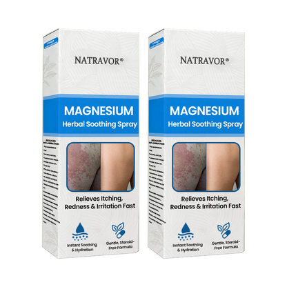 🔥 Natravor® Magnesium Spray – Fast Relief for Itchy, Red & Sensitive Skin (Even Intimate Areas)