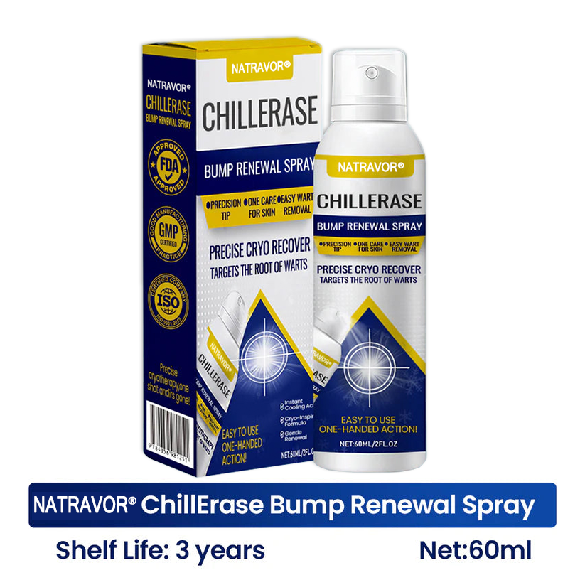 Natravor® ChillErase Bump Renewal Spray🇺🇸👨‍⚕️⚕️ FDA Certified （Zero Pain, Smooth Skin | Flatten Bumps Fast | Calm Redness & Irritation | ）🔥🎁