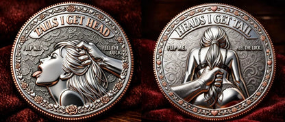 🌹Early Valentine Sale 60% OFF -❤️Heads I Get Tail / Tails I Get Head Commemorative Coin