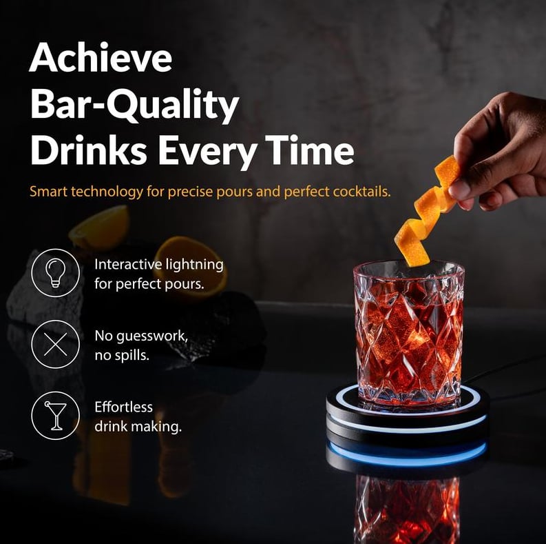 🎉Holiday Haul Sale-Up to 49% off🔥Smart Coaster 2.0 Cocktail Machine – Your Home Smart Mixologist, Grab Now!
