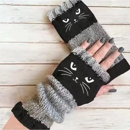 🔥Last Day 49% OFF -🐱Knitted Fingerless Gloves🧶