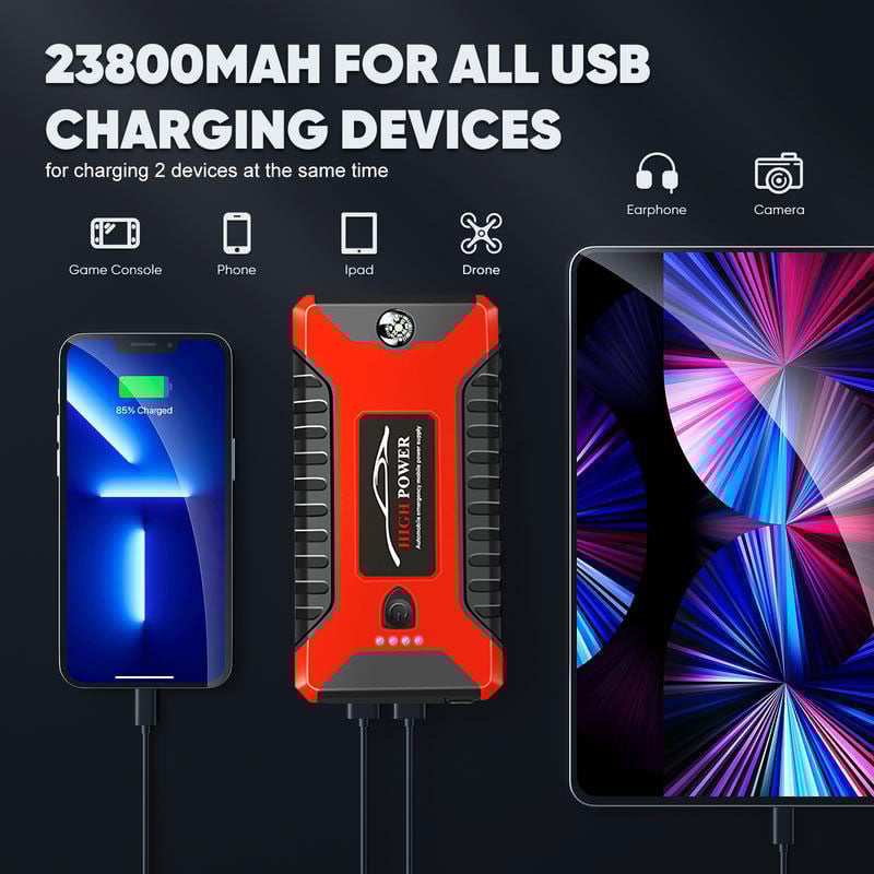 🎁Last Day Promotion 49% OFF🔥Jump Starter 3000A Peak Jump Starter Battery Pack