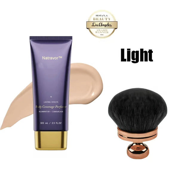 Natravor™ Body Coverage Perfector, All Over Complexion Perfecto, Waterproof and Sweatproof Leg Concealer, Cream Texture Conceals Blemishes, Evens Out Skin Tone,natural radiance