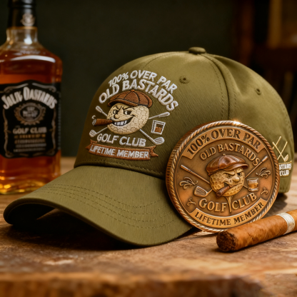 “OLD BASTARDS GOLF CLUB”  — 100% Over Par, Lifetime Member Edition (BUY 2 FREE SHIPPING)
