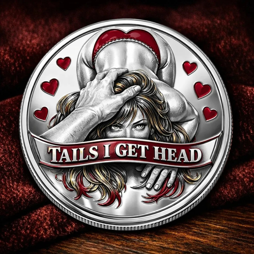 🌹Early Valentine Sale 60% OFF -❤️Heads I Get Tail / Tails I Get Head Commemorative Coin