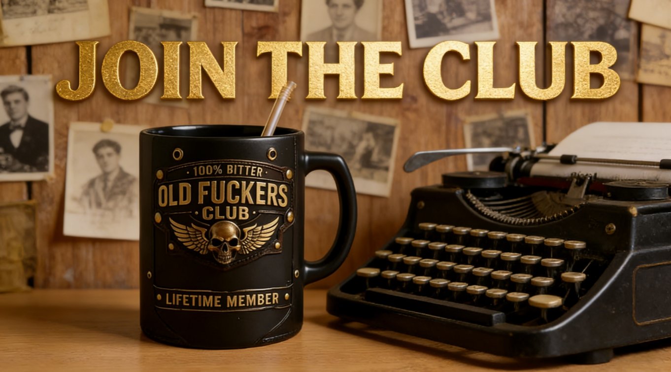 🏆Flash Sale 60% OFF - ❤️☕ OLD FUCKERS CLUB Mug - 100% Bitter, Always Real. Lifetime Member. 😎💀