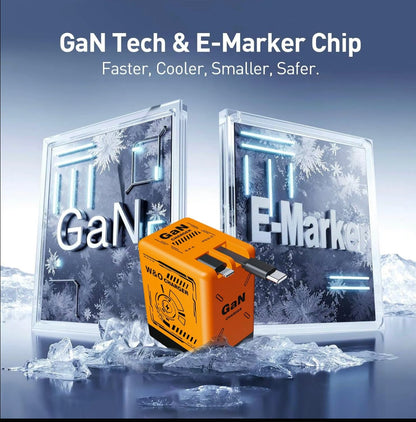 Natravor™🔥W&O 2-in-1 GaN 80W Fast Charger