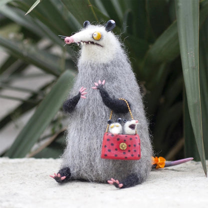 🔥Hot Sale 49% OFF🌟🐭👀Handmade Wool Felt Big-Eyed Panicked Weirdo — Quirky Plush Pal🧶