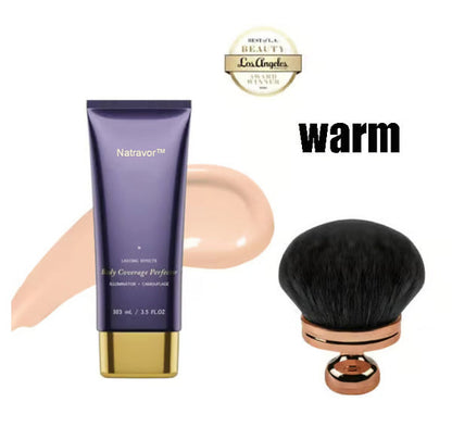 Natravor™ Body Coverage Perfector, All Over Complexion Perfecto, Waterproof and Sweatproof Leg Concealer, Cream Texture Conceals Blemishes, Evens Out Skin Tone,natural radiance