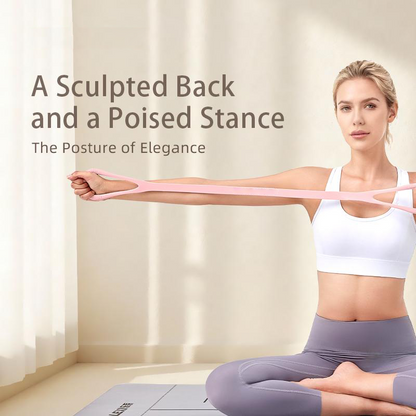 🧘‍♀️Figure 8 Resistance Bands – Silicone Exercise Bands for Women👍