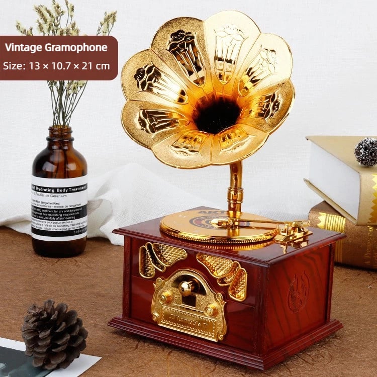 💖Time Limit Sale 50% OFF -🔥Mini Music Box – Turn the Handle, Feel the Magic 🎵✨