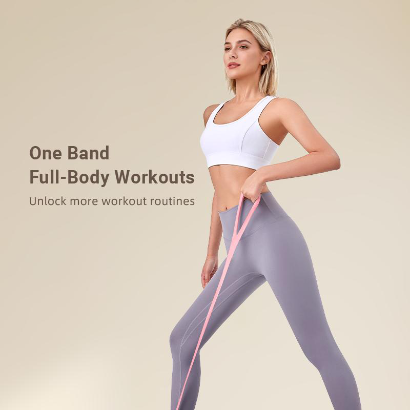 🧘‍♀️Figure 8 Resistance Bands – Silicone Exercise Bands for Women👍