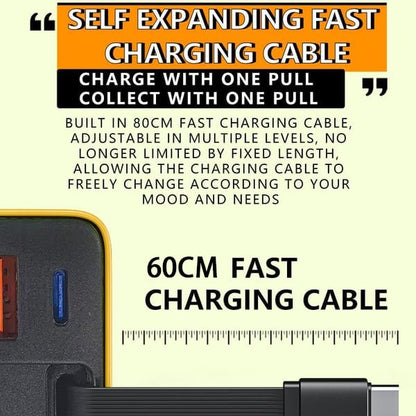 🎁Last Day Promotion 49% OFF✨- 3 in 1 Charger Retractable 80W MAX Fast