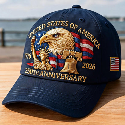 Bald Eagle United States Of America 250th Anniversary Cap