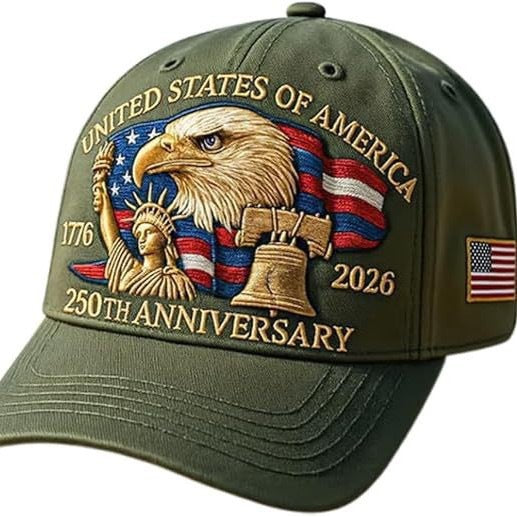 Bald Eagle United States Of America 250th Anniversary Cap