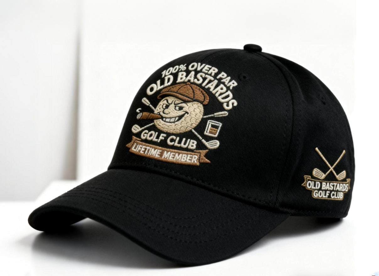 “OLD BASTARDS GOLF CLUB”  — 100% Over Par, Lifetime Member Edition (BUY 2 FREE SHIPPING)