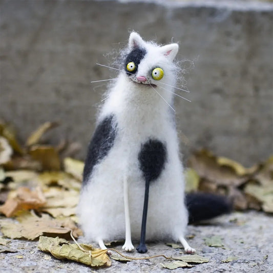 🔥Hot Sale 49% OFF🌟🐭👀Handmade Wool Felt Big-Eyed Panicked Weirdo — Quirky Plush Pal🧶