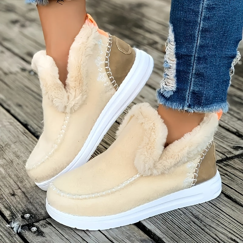 🔥Hot Sale 49% OFF🔥 - Kickly Orthopedic Fleece Slip-On Boots