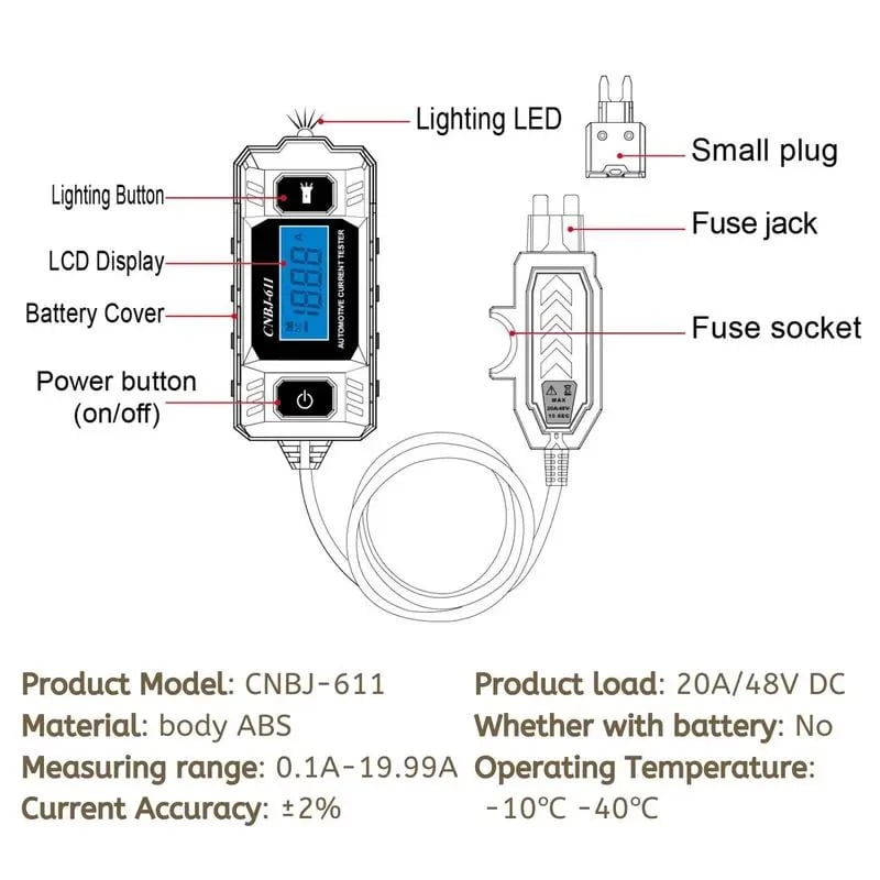 🔥Last Day 49% OFF - 🚗✨Automotive circuit fault probe tester