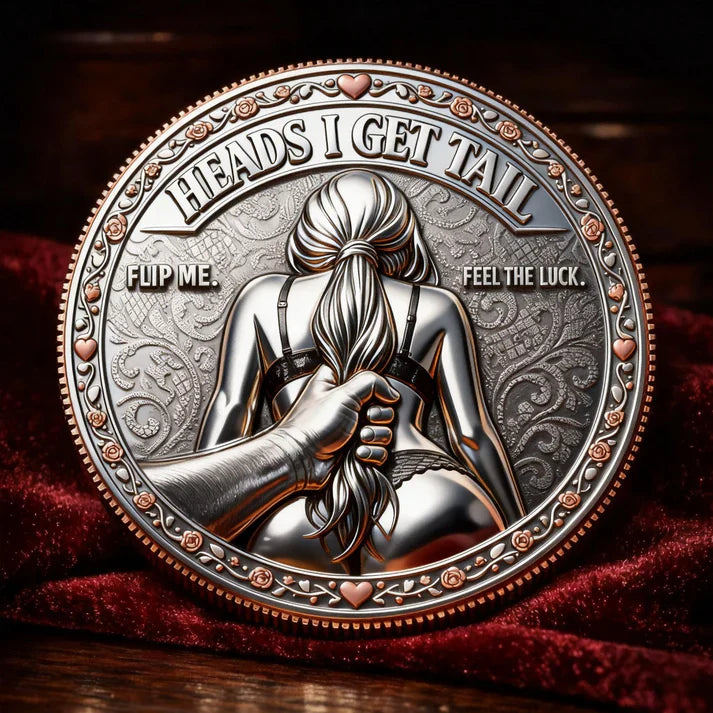 🌹Early Valentine Sale 60% OFF -❤️Heads I Get Tail / Tails I Get Head Commemorative Coin