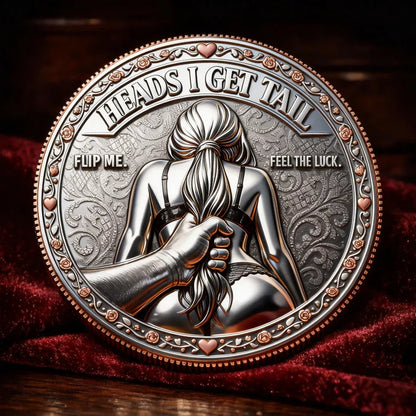 🌹Early Valentine Sale 60% OFF -❤️Heads I Get Tail / Tails I Get Head Commemorative Coin